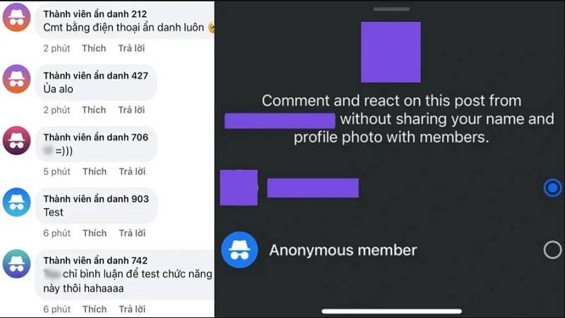 Các bước để bật tính năng comment ẩn danh trên Facebook