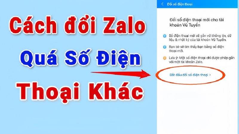 [Bật mí] Cách chuyển tài khoản Zalo sang số điện thoại mới