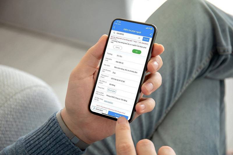 Các bước tra cứu phạt nguội bằng ứng dụng smartphone